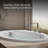 Sunward 60-In X 42-In Heated Bubblemassage Air Bath With Bask, Reversible Drain-51704370