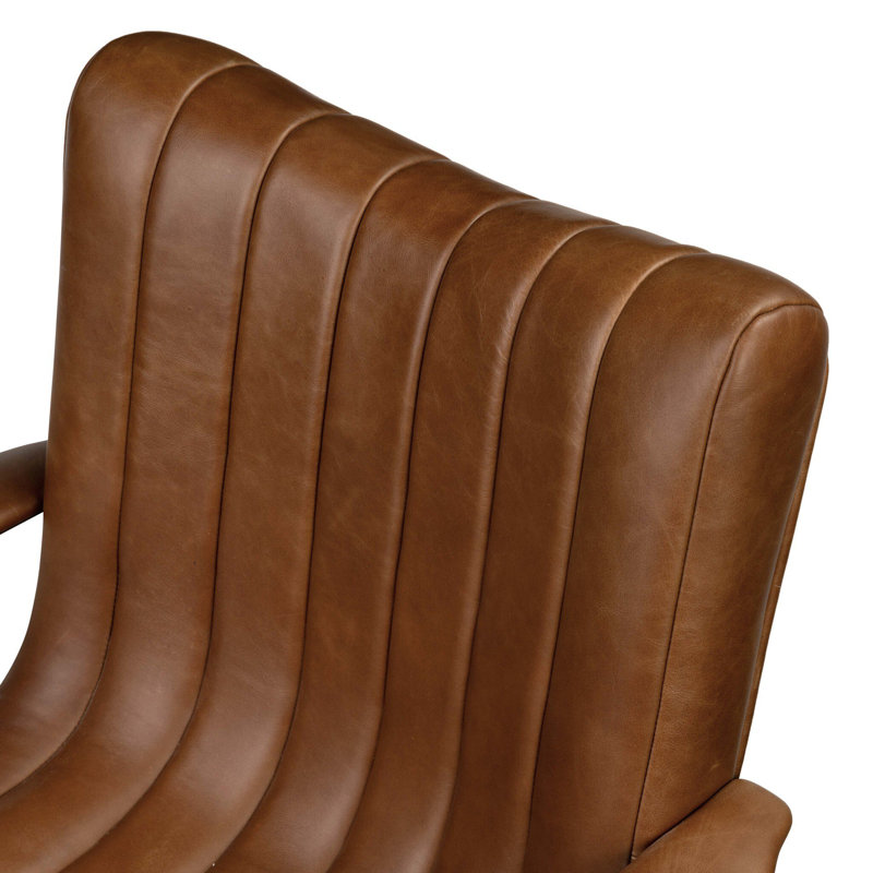 Lemmy Leather Swivel Task Chair