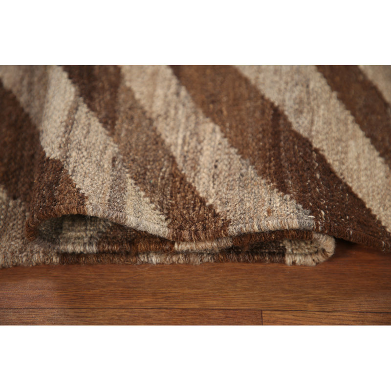 Tapis de couloir géométrique à motif de chevrons 3 x 10