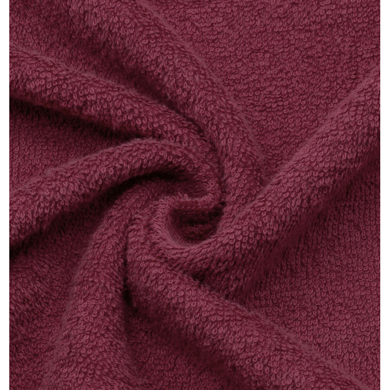 Midweight Washcloth, Bordeaux