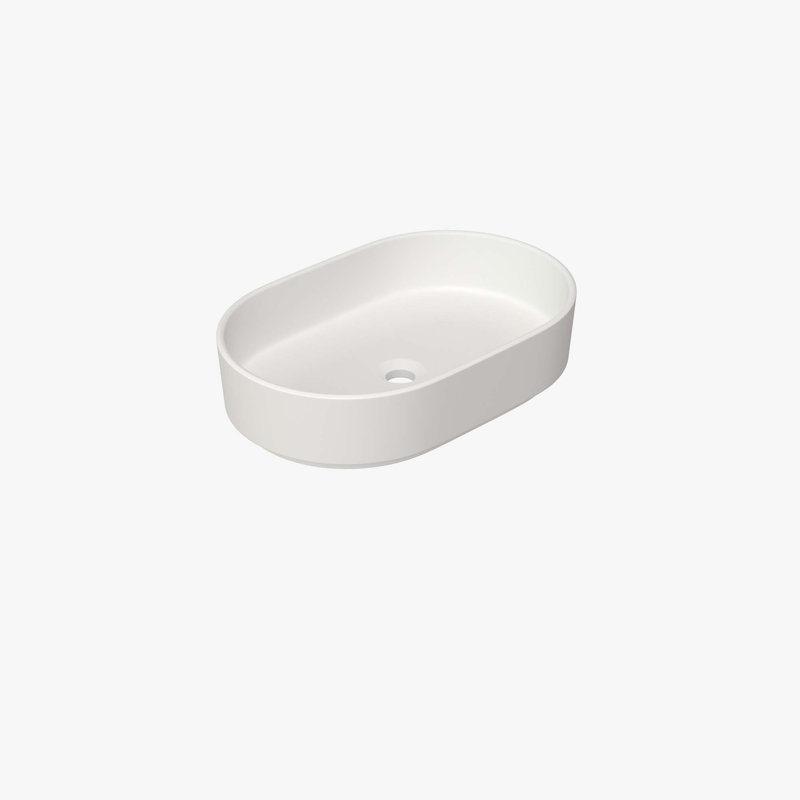 Solid Surface Basin for Lasting Elegance