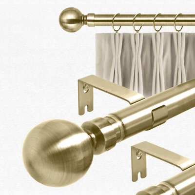 Adjustable 4.5cm Double Curtain Pole