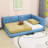 Upholstered Daybed with USB Ports-370322122-370322116
