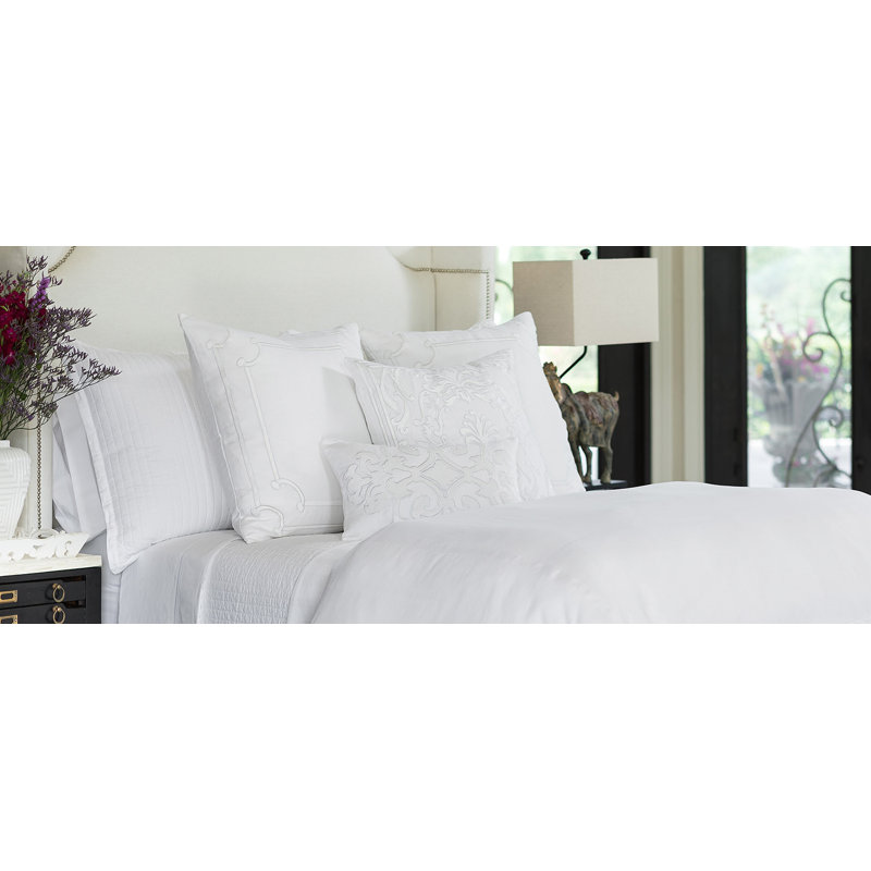 Bloom Duvet Cover, White, King Duvet Cover