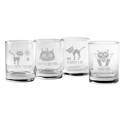 Verre à whiskey 14 oz. Scaredy Cat