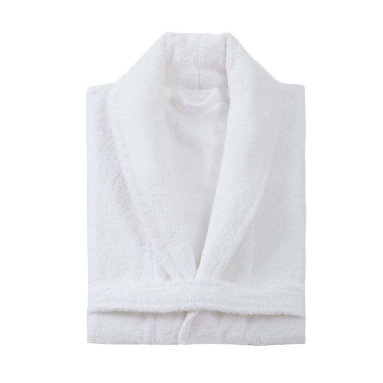 LOTUS LINEN Plush Hooded Robes - Women's Fleece Long Bathrobe with