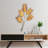 Hand-Painted Decorative Metal Wall Accessory, 43.7 x 27.6 x 3.1 inches | 100% Metal, Lightweight at 5.0 lbs | Unique Color Variations for Artistic Home Décor, Perfect for Living Room & Office Spaces