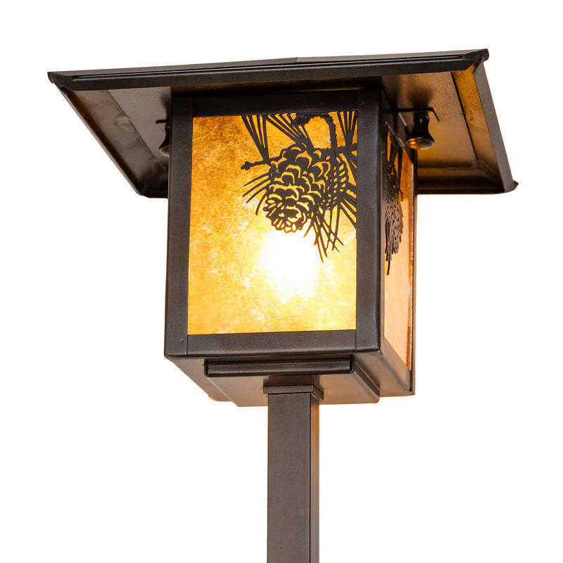 22" High Seneca Winter Pine Landscape Fixture