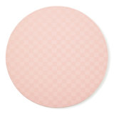 Black Check Faux Leather Placemat