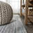 Asahn Loom Modern Strie' Gray/Turquoise Rug-1913611555