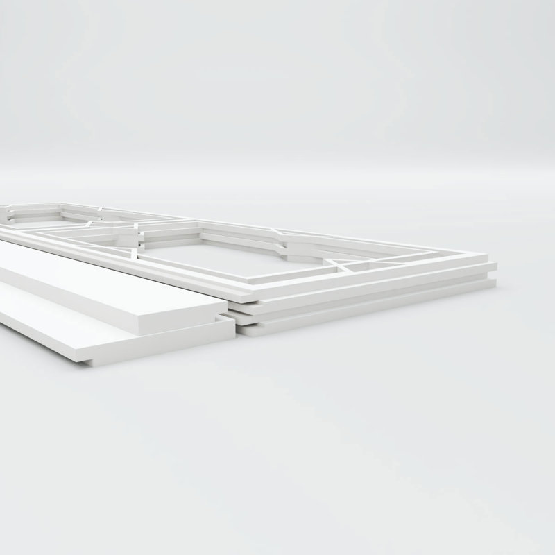 Ensemble de lambris en PVC Fleming, H 36 po x l 94,5 po x P 0,625 po