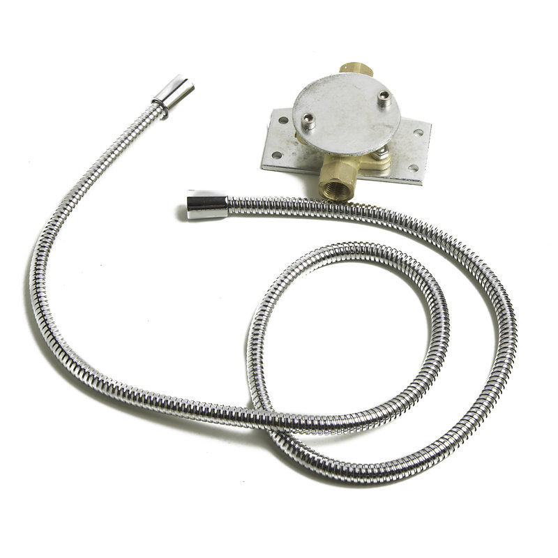 1 Handle Floor Tub Filler with Diverter, Polished Chrome