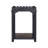 Madeline Scalloped Rectangle Side Table Navy Blue-529836942