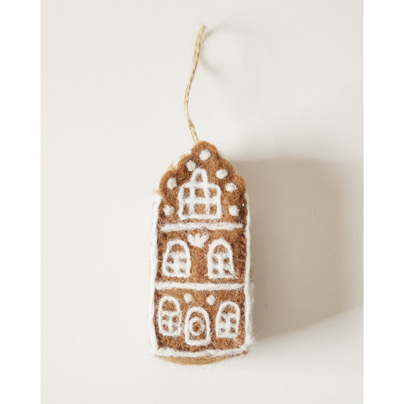 Felted Dutch House Ornament - Canal House