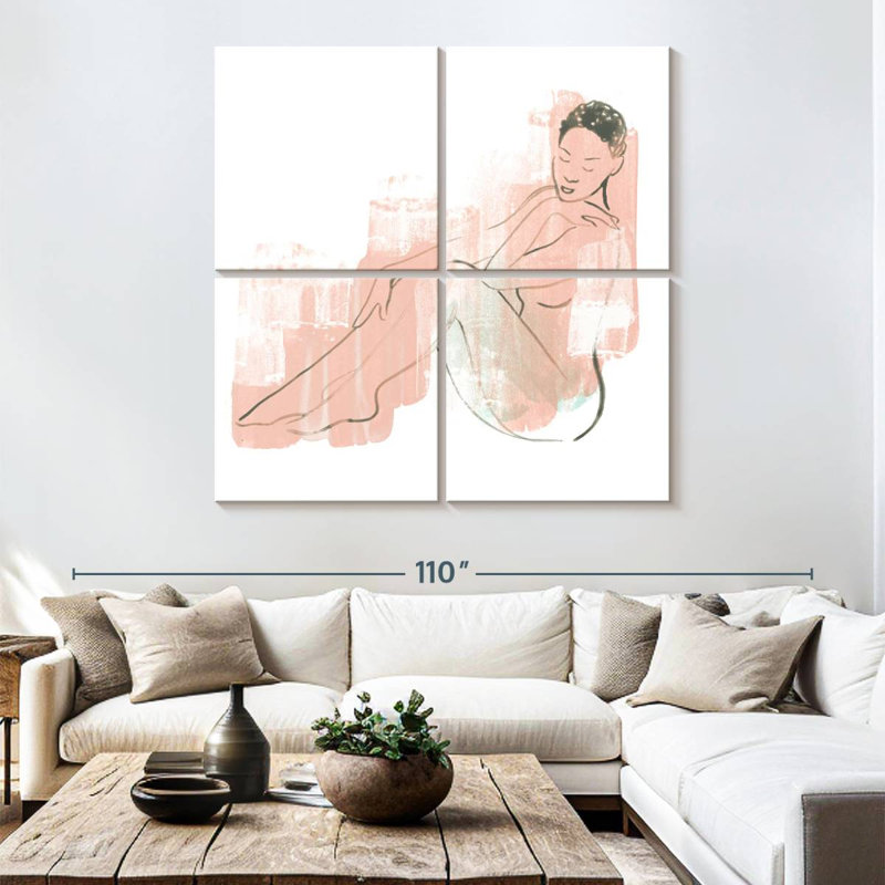 Leisha Colorblock Figure I, 74'' H x 74'' W