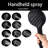 2-In-1 Shower Head With Handheld Combo, 2.5GPM Rainfall, 9 Spray Settings Hand Held Shower, With Hose-120076927