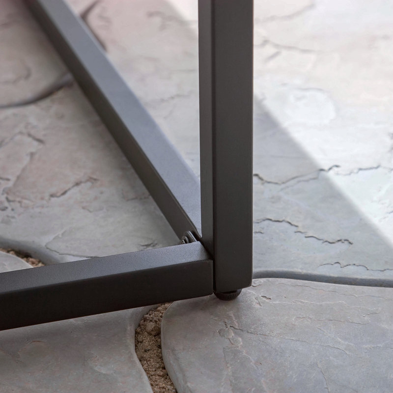 BANC EN BOIS ET MÉTAL JECO INDUSTRIAL, Gris