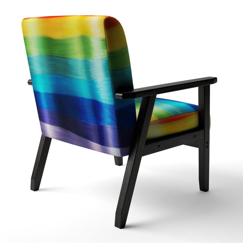 Maibrit - Fashion Rainbow Hair - Fauteuil rembourré d'appoint moderne
