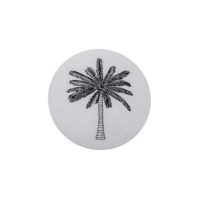 Mango Wood Coasters Set Of 4 W/Print