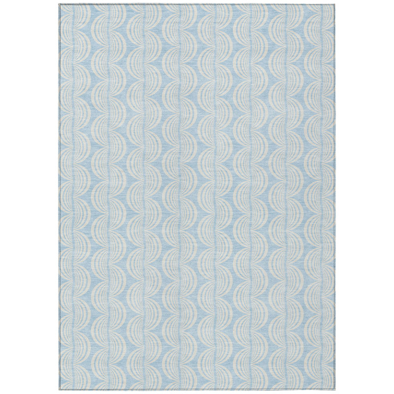 Darya Sky Washable Indoor-Outdoor Rug - , 9' x 12'