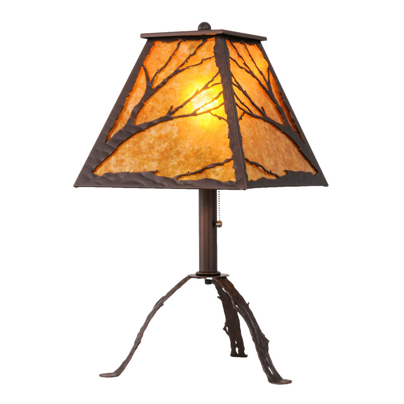 Rustic Lodge Tripod Table Lamp