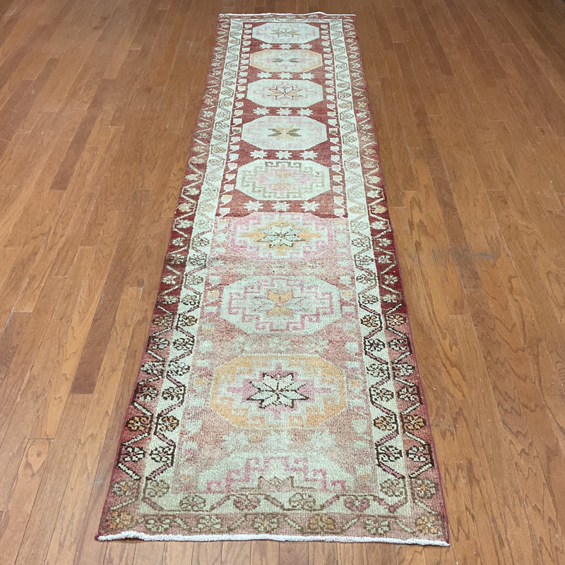 Bungalow Rose Handmade Turkish Oushak Wool Runner