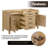 Gingras 60" W Double Bathroom Vanity with Quartz Top