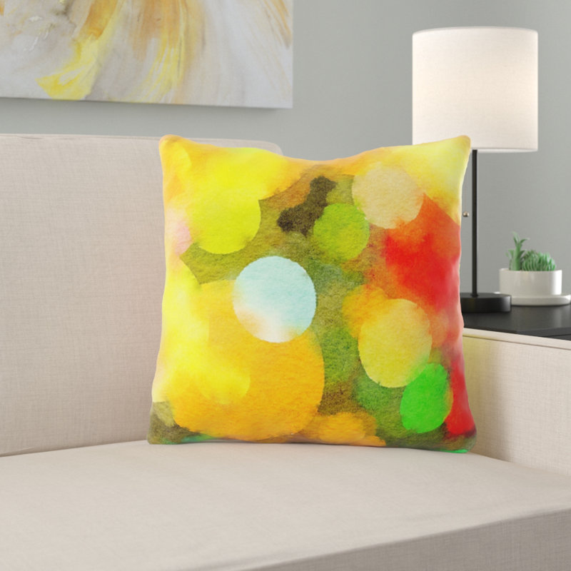 Coussin watercolour Asuka, Microsuède, Intérieur