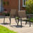 Patio Chairs Set Of 6, Stackable Outdoor Dining Chairs With Textilene Fabric, All Weather Powder-Coated Metal Frame Outdoor Armchair For Backyard, Balcony And Poolside-129225723-129225724