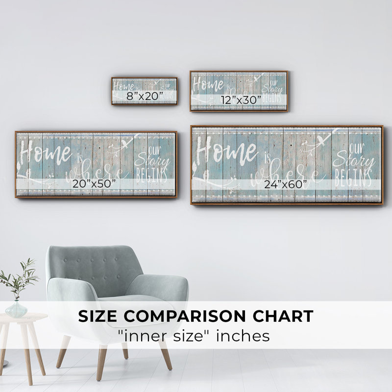 Home Story- Framed Canvas