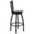 Cammie 'X'' Back Swivel Metal Barstool-105662713-105662712
