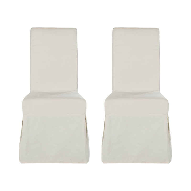 Raiden 50cm H Cotton Upholstered Parsons Chair