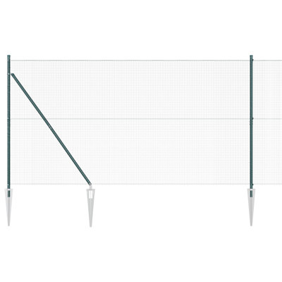 140cm H x 2500cm W Metal Border Fencing