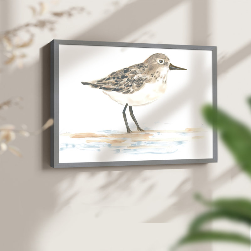 Pretty Piper I -Framed Print - Restickable, H 16 po x l 20 po, Gris