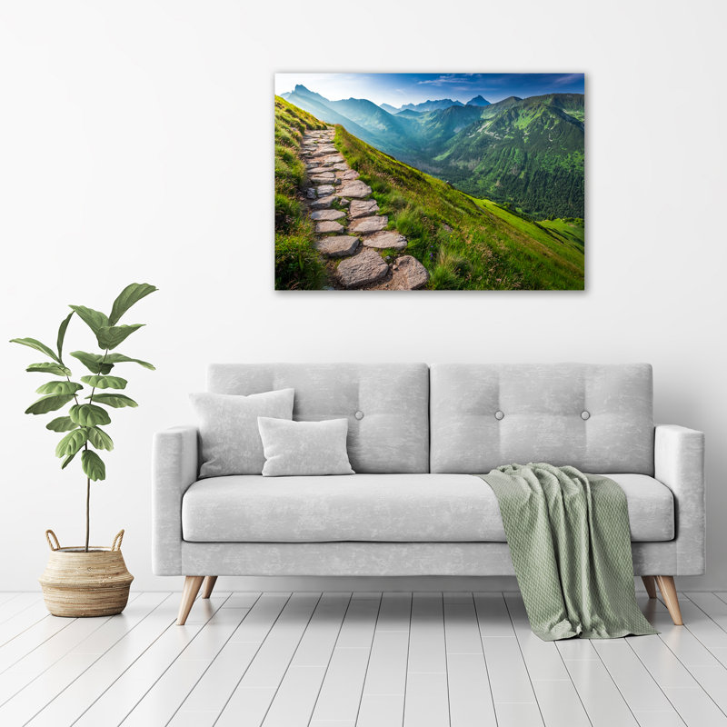 Path In The Tatras - No Frame Print on Glass