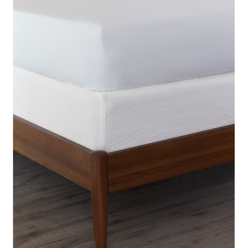 Housse pour sommier tapissier 11 po Matéria, Très grand californien, Blanc