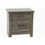 Table de chevet en bois naturel
