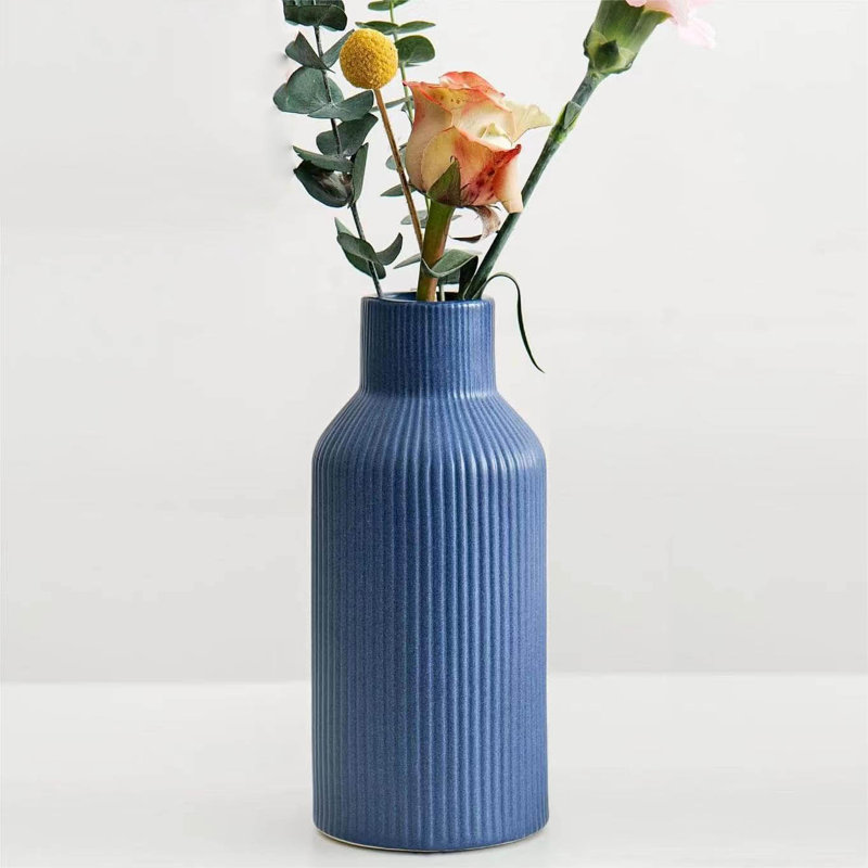 Ceramic Table Vase, Blue