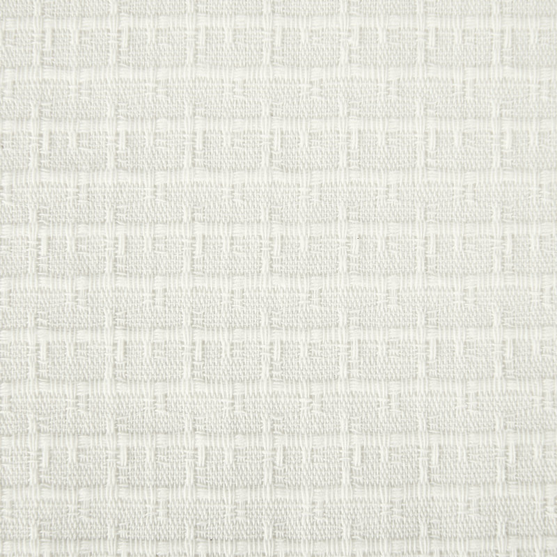 Panneau de rideau simple semi-diaphane avec passe-tringle Waffle, Blanc, L 52 po x L 84 po