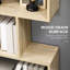HOMcom H 75,5 "H Bibliothèque 6 tablettes