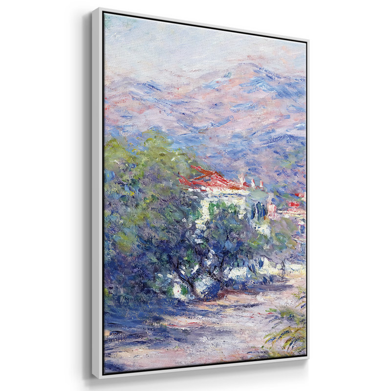 Strada Romana In Bordviera, 1884 3 pièces, H 36 po x l 75 po x P 2 po, Blanc