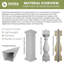 Balustre Fiberthane 700 Series Oxford, apprêté en usine-101782681