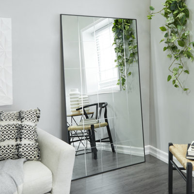 Miroir mural noir