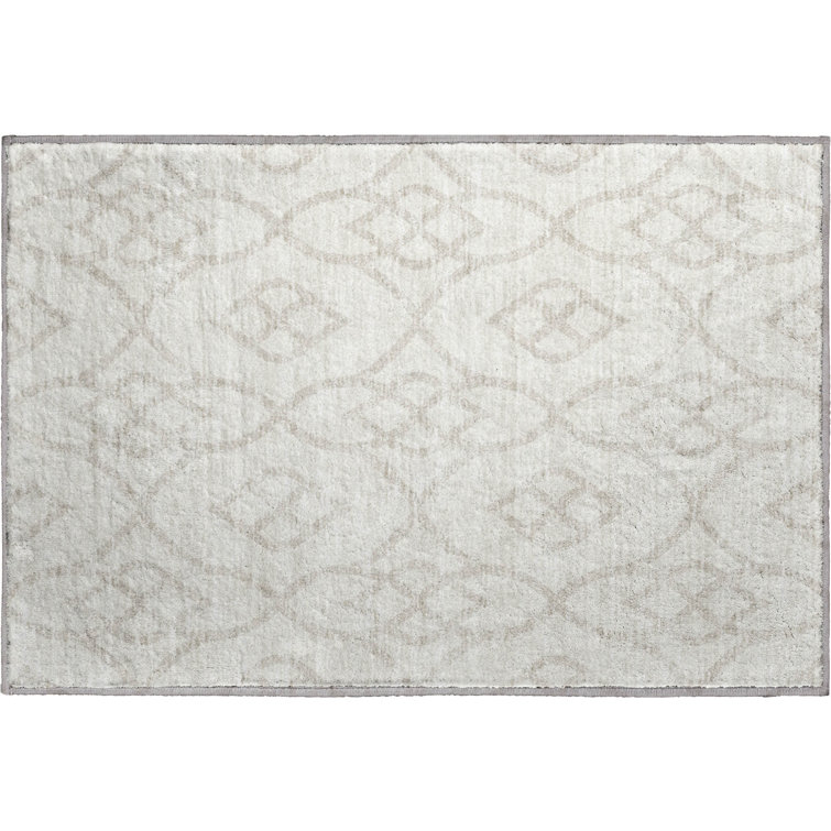 Premium Machine Washable Prisco Ivory Rug