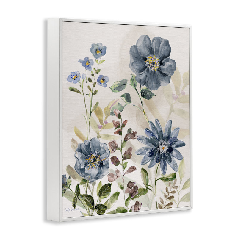 «Blush Blues Garden», estampe numérique, conception de Sally Swatland, H 20 po x l 16 po