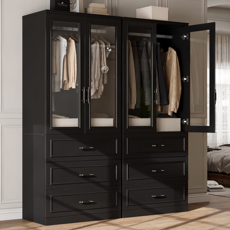 Armoire-penderie Armoire, Noir
