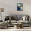 Blue & Neutrals Distortion Floating Frame, design by K. Nari-807862584-807862585