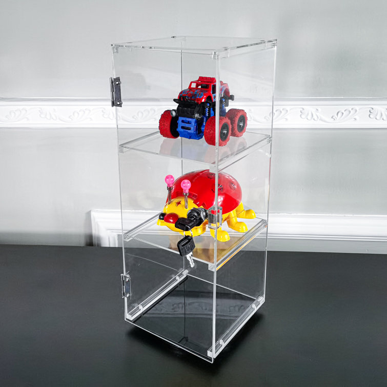 Rotating Display Case  Revolving Acrylic & Glass Showcase