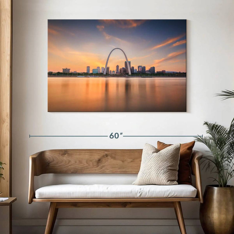 Senne St. Louis Sundown, 32" H x 48" W