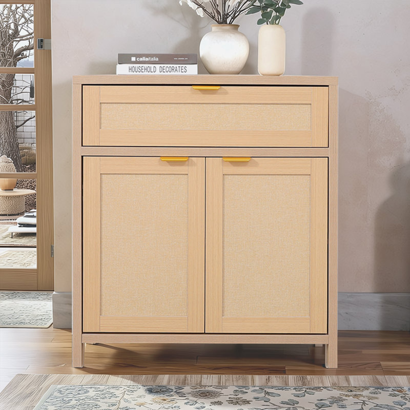30’’Yellow Oak Modern Sideboard